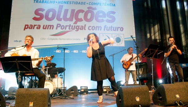 Comício CDU em Almada