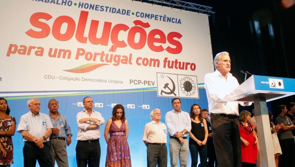 Comício CDU em Almada