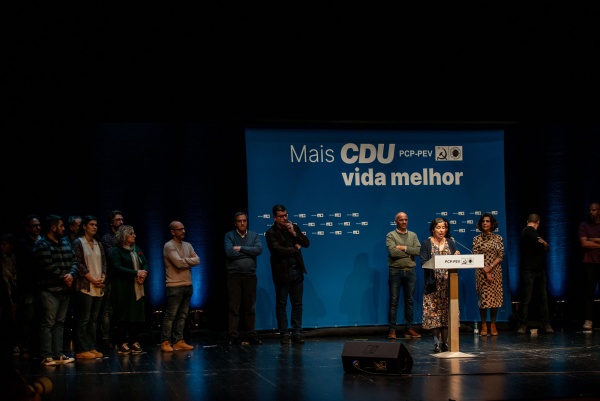 Comício CDU em Setúbal