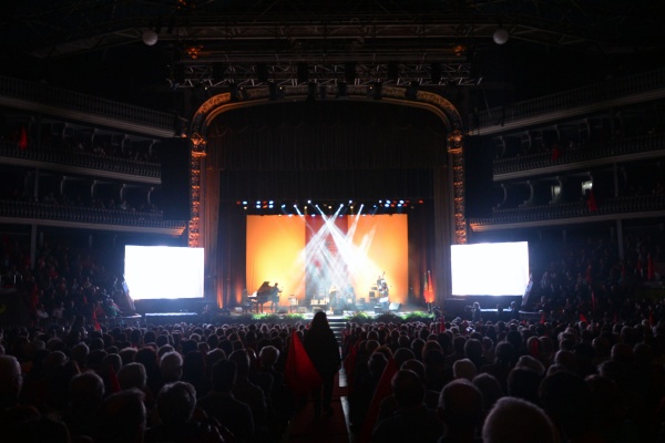 Comício comemorativo do Centenário da Revolução de Outubro