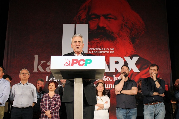 Comício Comemorativo do II Centenário do nascimento de Karl Marx