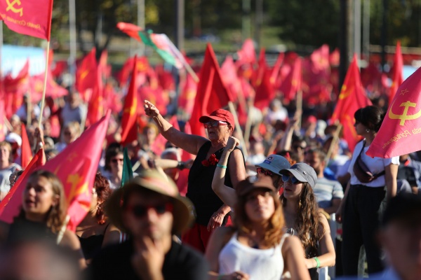 Comício da 46.ª edição da Festa do Avante!