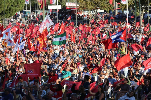 Comício da 46.ª edição da Festa do Avante!