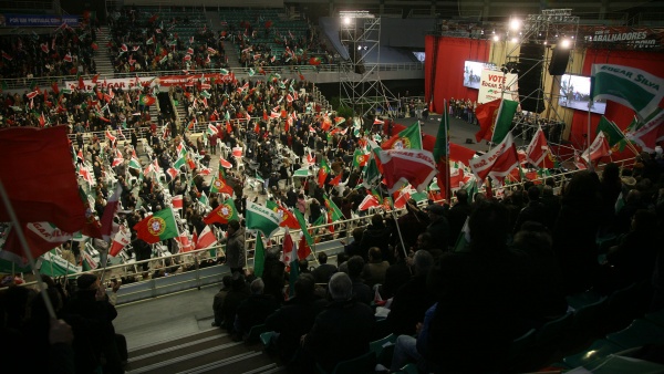 Comício no Porto da candidatura de Edgar Silva à Presidência da República