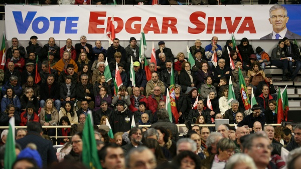 Comício no Porto da candidatura de Edgar Silva à Presidência da República
