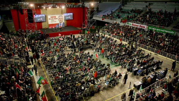 Comício no Porto da candidatura de Edgar Silva à Presidência da República
