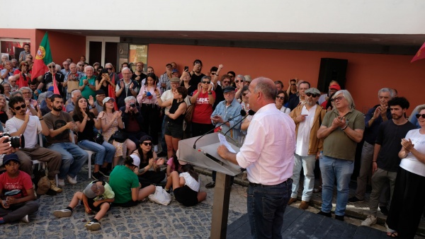 Comício em Almada