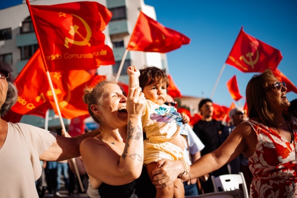 Comício em Almada