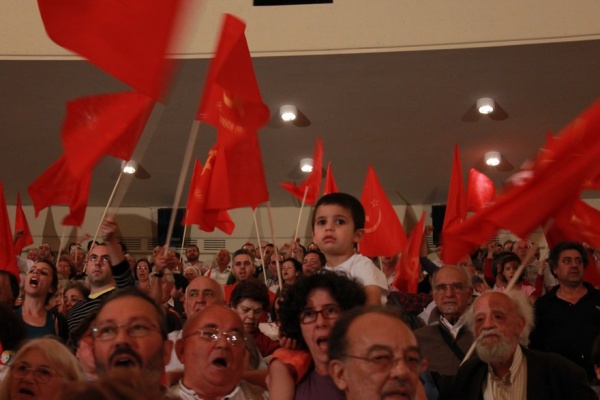 Comicio «Fazer frente aos despedimentos, aos cortes nos salários e às privatizações», Lisboa