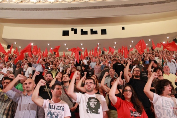 Comicio «Fazer frente aos despedimentos, aos cortes nos salários e às privatizações», Lisboa