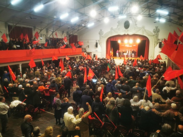 Comício «É hora de mudar de política» em Lisboa