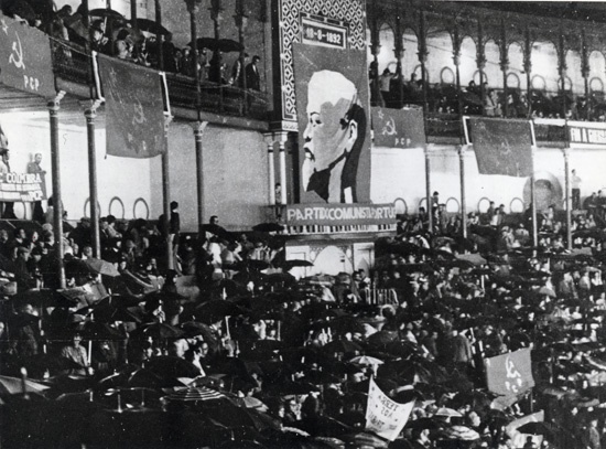 Comício do PCP em 1974