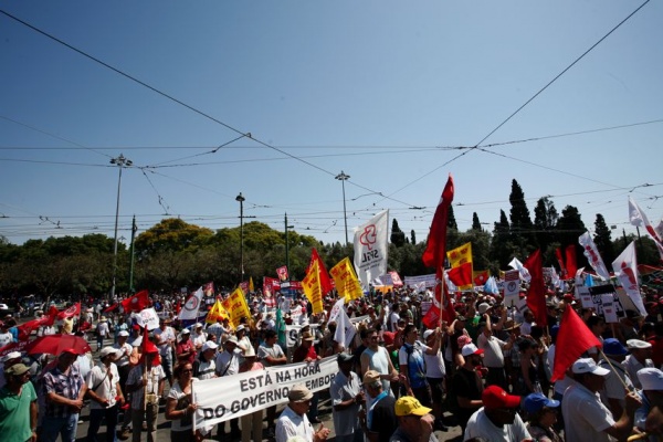 Concentração da CGTP-IN - «Todos a Belém»