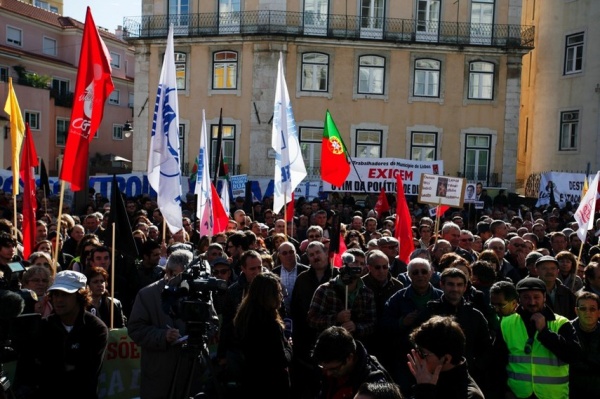Concentração da CGTP-IN - «Votar Contra o Orçamento do Estado» - Lisboa