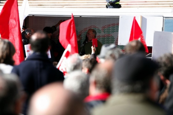 Concentração da CGTP-IN - «Votar Contra o Orçamento do Estado» - Lisboa