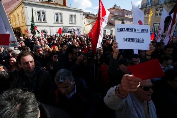 Concentração da CGTP-IN - «Votar Contra o Orçamento do Estado» - Lisboa