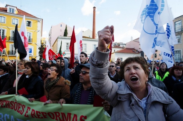 Concentração da CGTP-IN - «Votar Contra o Orçamento do Estado» - Lisboa