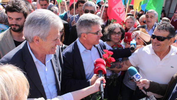 Contacto com a população no Funchal