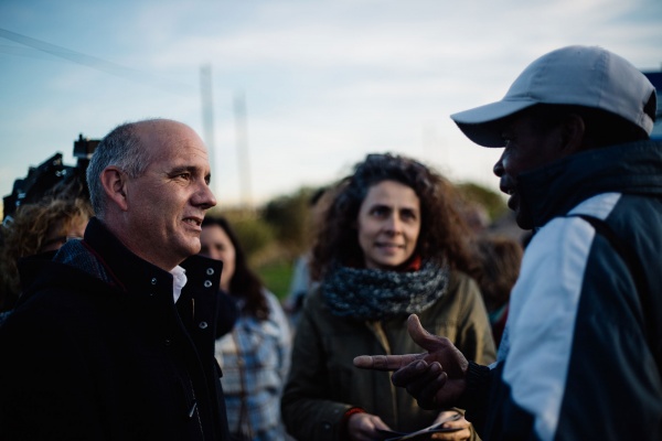Contacto com os trabalhadores da Herdade do Vale da Rosa, Ferreira do Alentejo