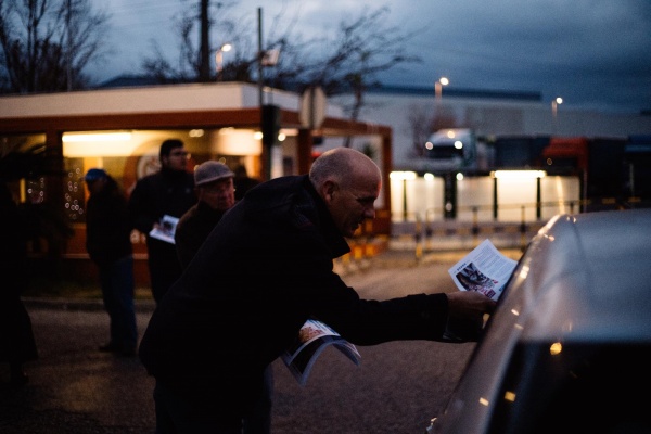 Contacto com os trabalhadores da Matutano