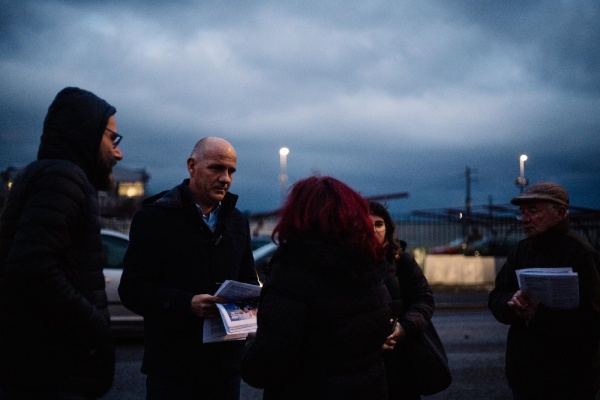 Contacto com os trabalhadores da Matutano
