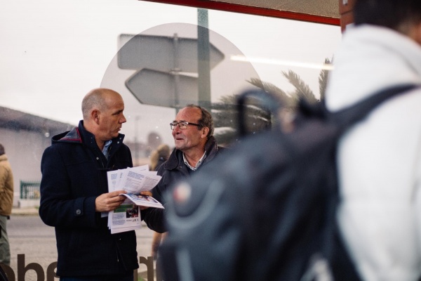 Contacto com os trabalhadores da Matutano