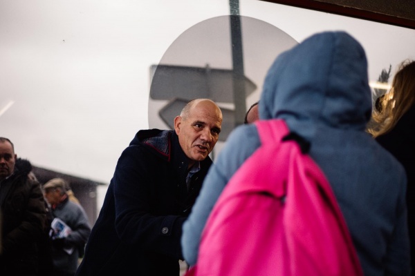 Contacto com os trabalhadores da Matutano