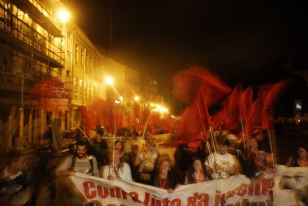 No âmbito do 9º Congresso da JCP realizou-se, em Lisboa, um desfile que culminou num concerto, no Largo Camões, onde participar