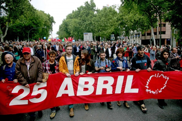 Popular demonstration commemorating the 41st anniversary of the April Revolution