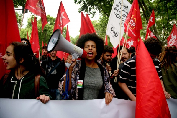 Popular demonstration commemorating the 41st anniversary of the April Revolution