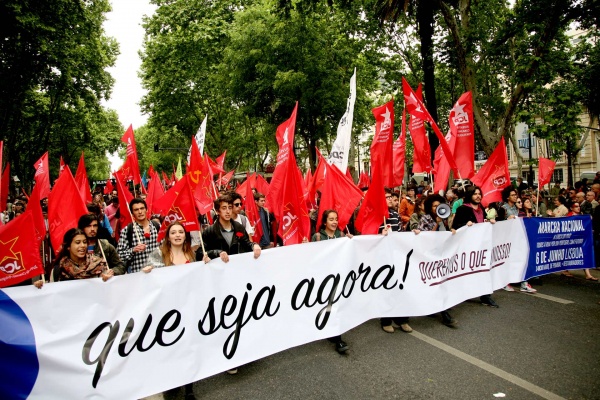 Popular demonstration commemorating the 41st anniversary of the April Revolution