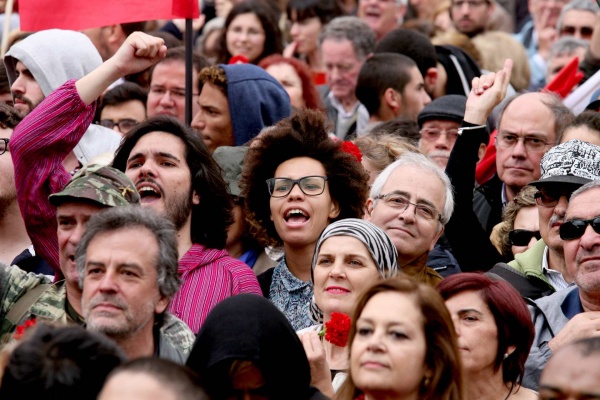 Popular demonstration commemorating the 41st anniversary of the April Revolution