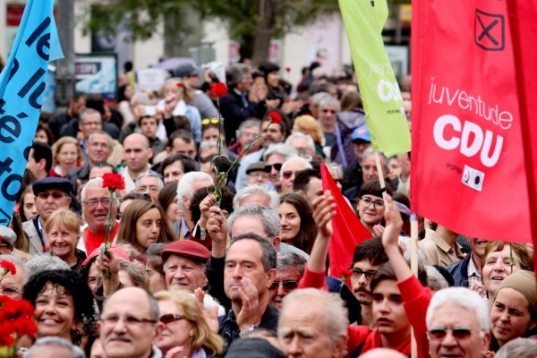 Popular demonstration commemorating the 41st anniversary of the April Revolution