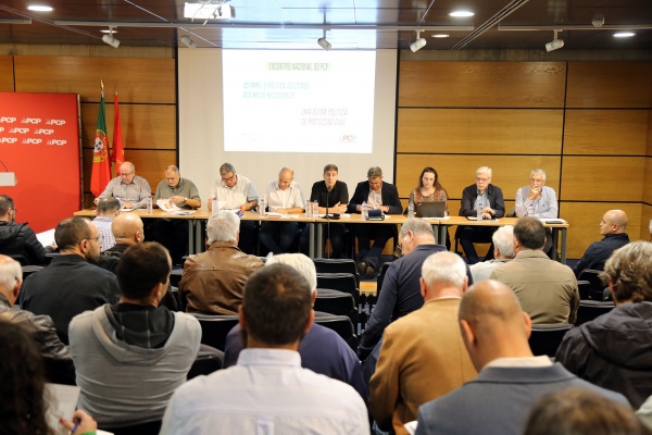 Encontro Nacional do PCP «Do papel e política do Estado aos meios necessários. Uma outra política de Protecção Civil»