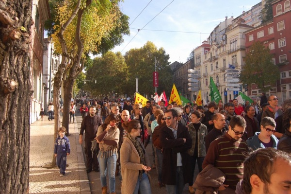 Manifestação em Coimbra