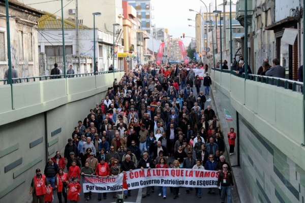 Desfile no Barreiro