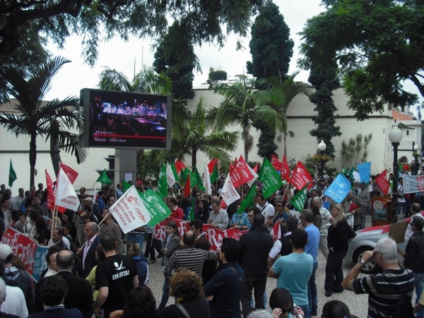 Concentração no Funchal