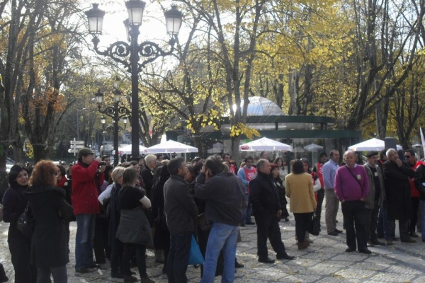 Concentração em Viseu