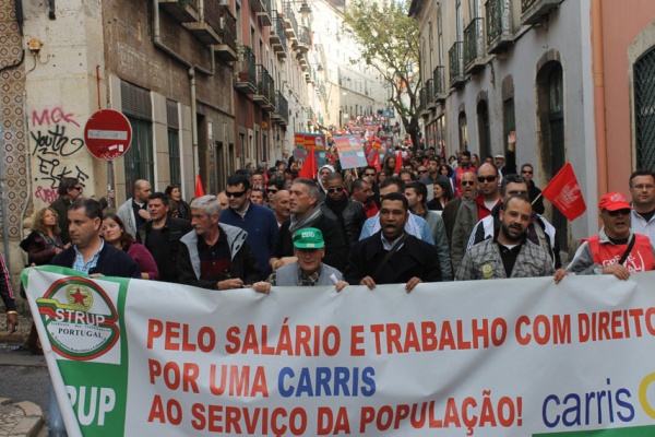 Carris - Manifestação Lisboa