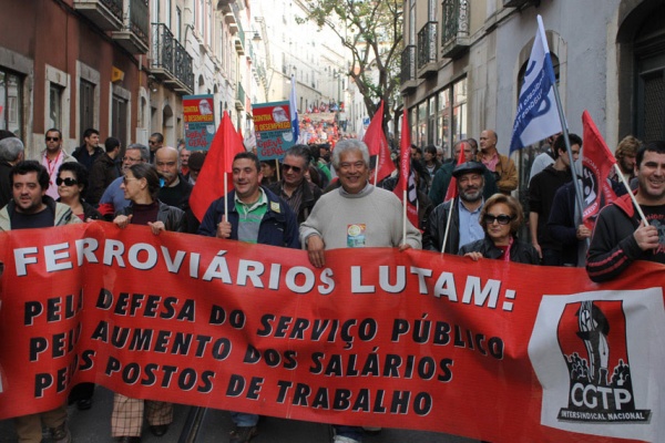 Ferroviários - Manifestação Lisboa