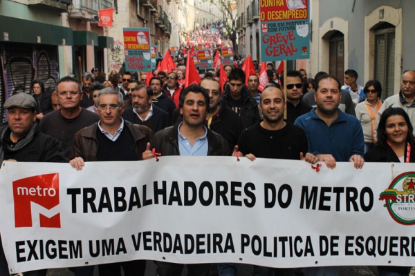 Trabalhadores do Metro - Manifestação Lisboa