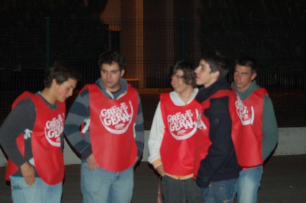 Alpiarça - Piquetes na Zona Industrial