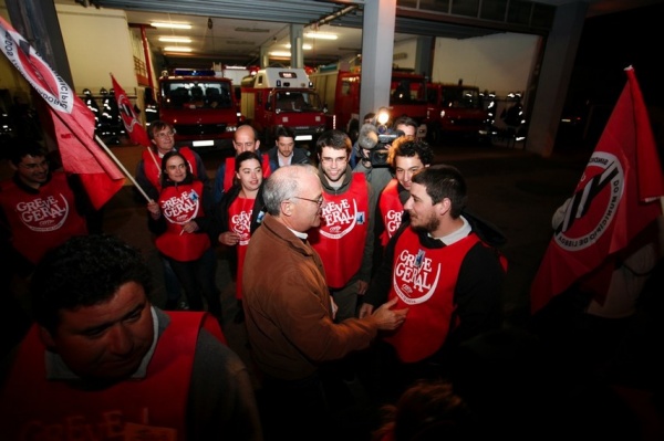 Greve Geral começa nos Sapadores Bombeiros de Chelas