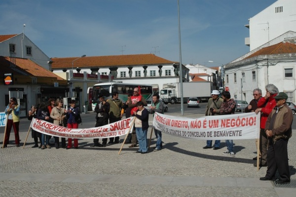 Concentração em Benavente
