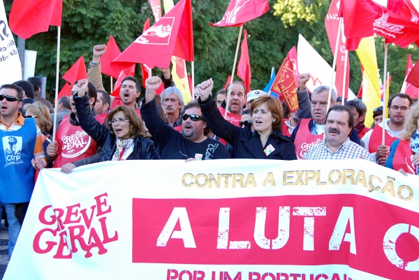 Manifestação em Lisboa