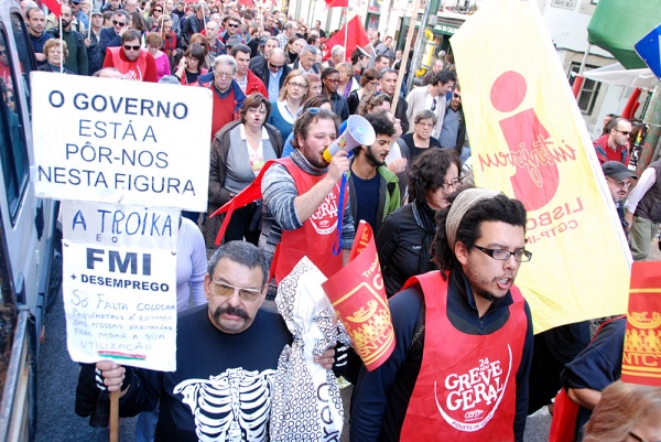 Manifestação em Lisboa