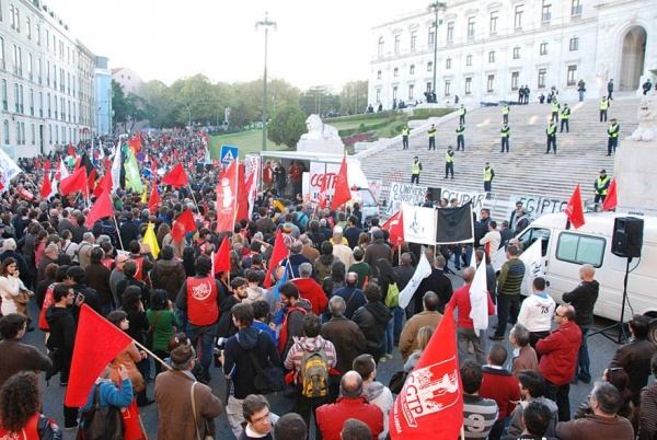 Manifestação em Lisboa