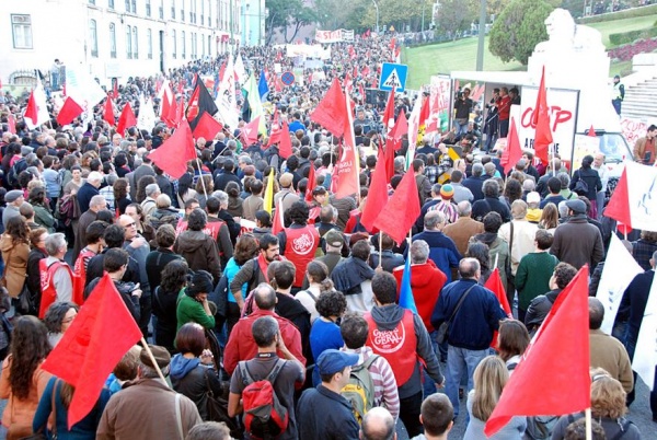 Manifestação em Lisboa