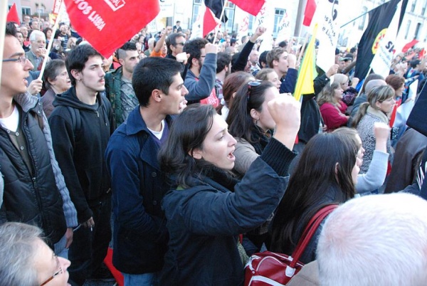 Manifestação em Lisboa