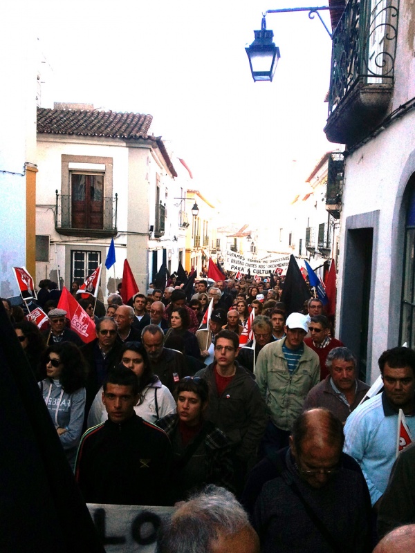 Concentração em Évora